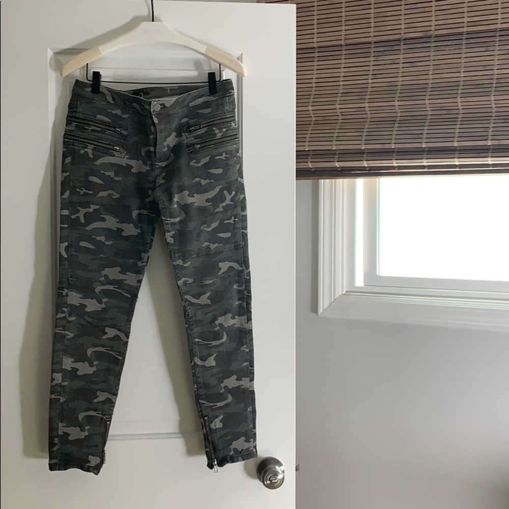 Camo denim